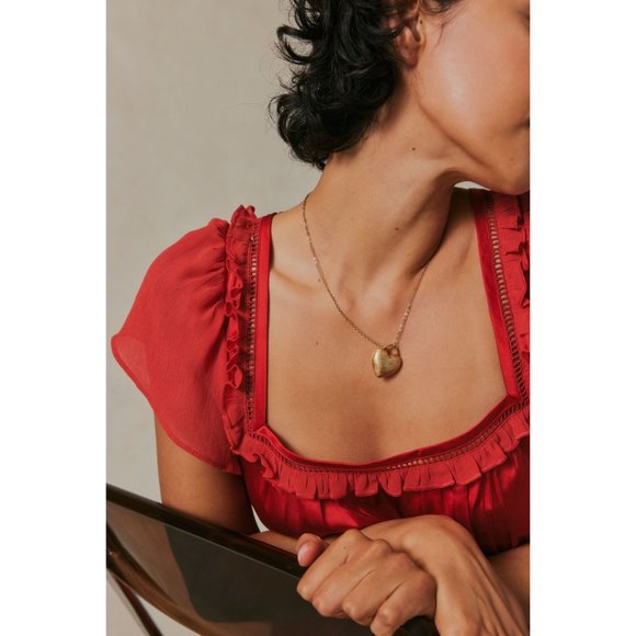 FREE PEOPLE Violet Visions Mini Dress / Scarlet Glow Combo - Picture 4 of 6